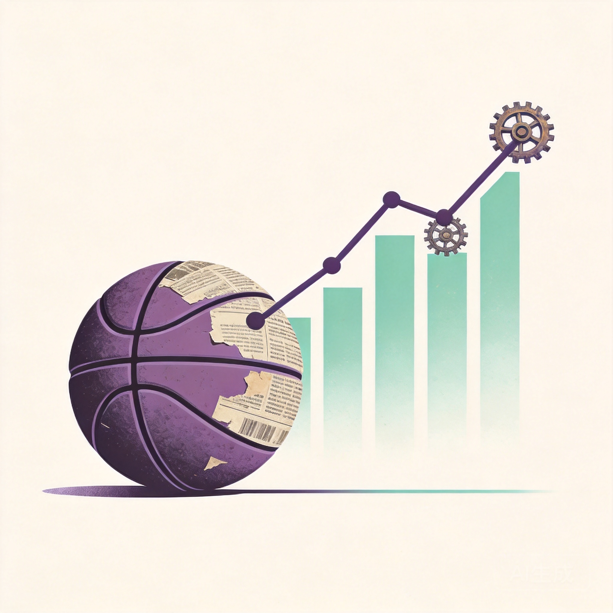 NBA历史最高分主题插画